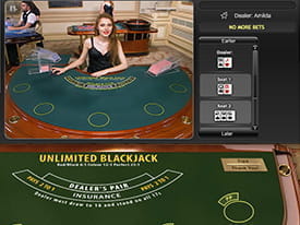 Playtech's Live Unlimited Blackjack