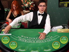 Live Blackjack by Evolution Gaming at Mr Green Casino