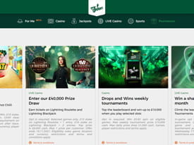 Mr Green Casino Site – Promotions Page