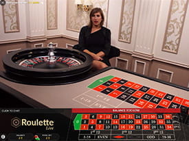 Live Roulette at Casino Heroes