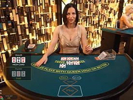 Live 3 Card Poker at Grosvenor Casino