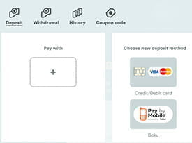 Banking Methods at Casumo Casino