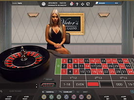 BetVictor's Live Roulette