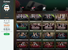 Live Dealer Lobby at Casumo Casino