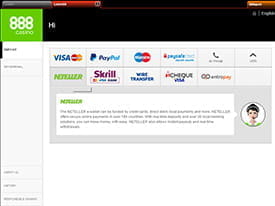 Neteller Casino Deposit Step 2