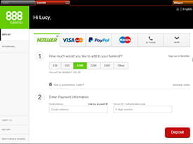 Neteller Casino Deposit Step 3