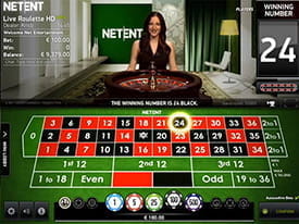 Live French Roulette by NetEnt