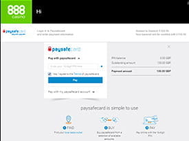 Paysafecard Casino Deposit Step 4