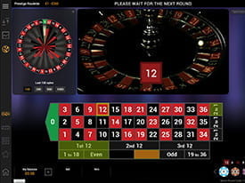 Prestige Roulette Live at Mansion Casino