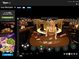 Titanbet Live Blackjack